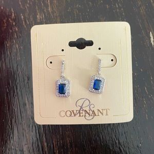 Sapphire and silver earrings!